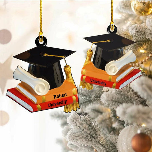 Personalized Happy Graduation Acrylic Ornament for Son and Daughter SO1266