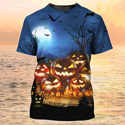 3D All Over Printed Halloween Tee Shirt Men Women Best Gift For Halloween TO1951