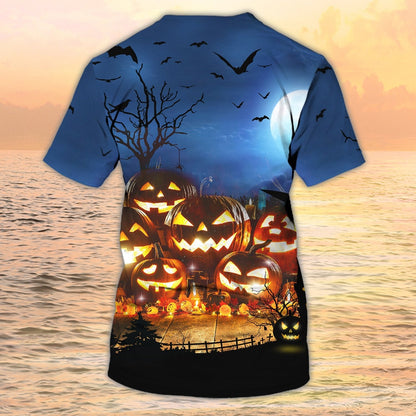 3D All Over Printed Halloween Tee Shirt Men Women Best Gift For Halloween TO1951