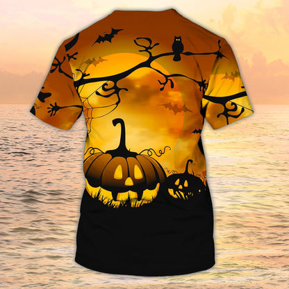 3D Full Print Halloween Tshirt Men Women Halloween Autumn Shirts TO1958