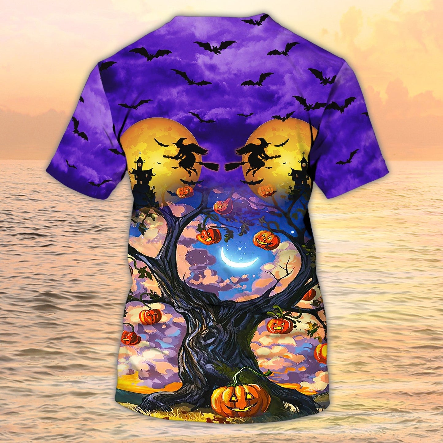 3D Purple Halloween Shirt Halloween T Shirts For Adults TO1968