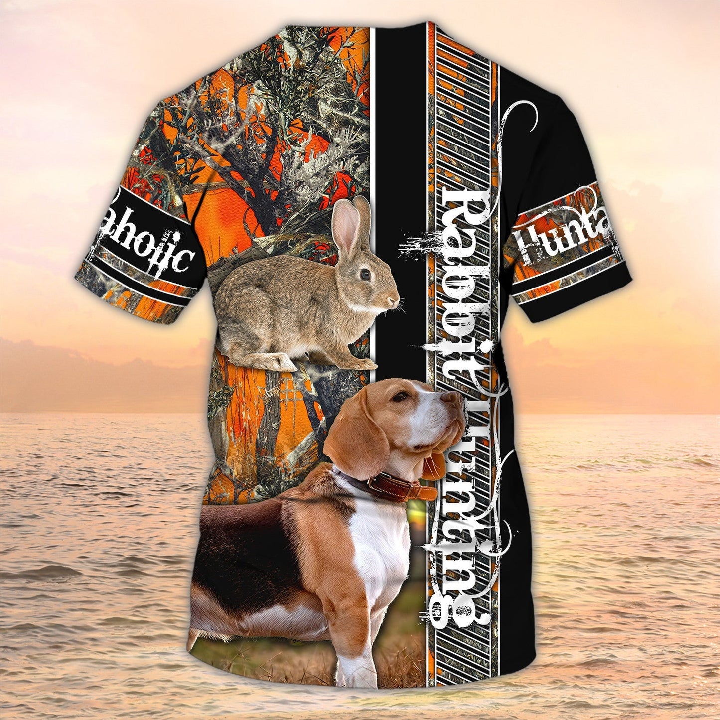 Camo Rabbit Hunting 3D All Over Printed Shirts, Hunting Tshirt, Rabit Hunting Tshirts TO2470