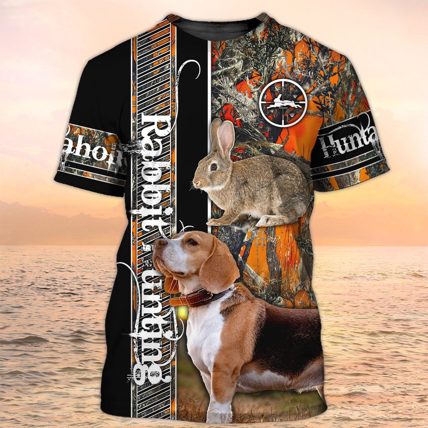 Camo Rabbit Hunting 3D All Over Printed Shirts, Hunting Tshirt, Rabit Hunting Tshirts TO2470