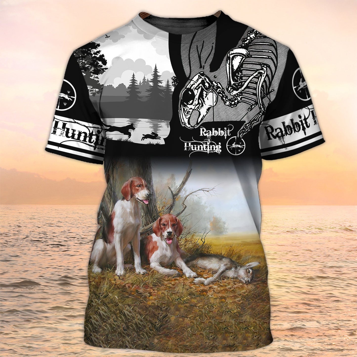 Rabbit Hunting With Beagle Shirts, Hunting Tshirt, Rabit Hunter Tshirts TO2473