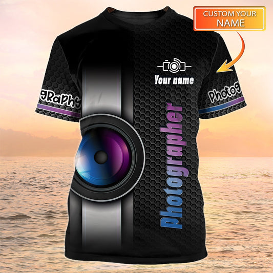 Photographer Shirts Camera Shirts Photography Custom Tshirt For Photographer Club Uniform TO2206