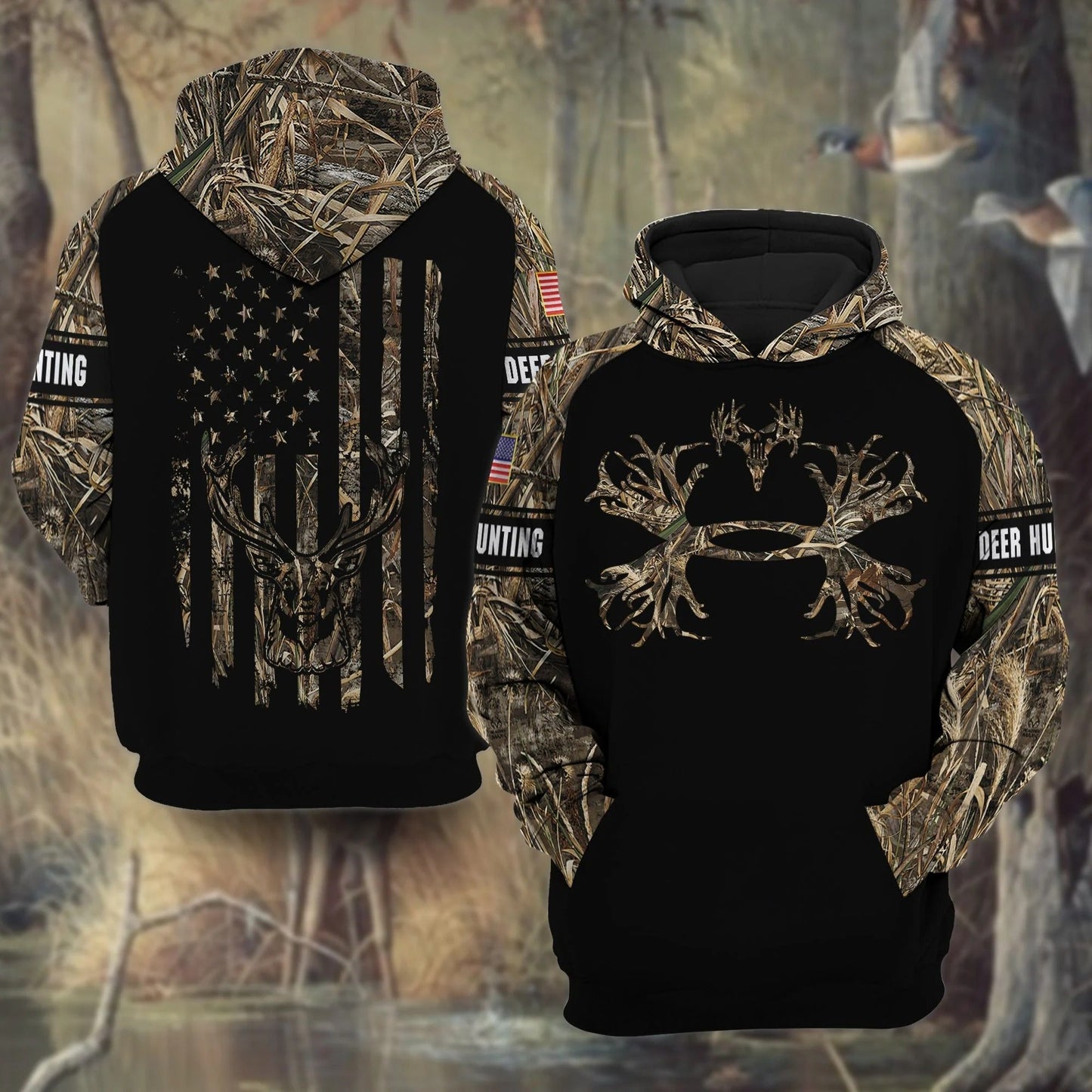 Premium Deer Hunting Hoodie 3D All Over Print Limited Edition Multicolor Hunting Hoodie Gift For Hunter SO0455