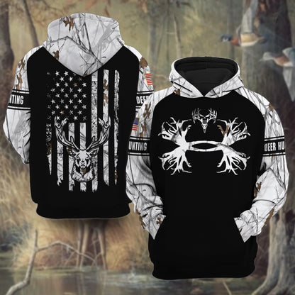 Premium Deer Hunting Hoodie 3D All Over Print Limited Edition Multicolor Hunting Hoodie Gift For Hunter SO0455