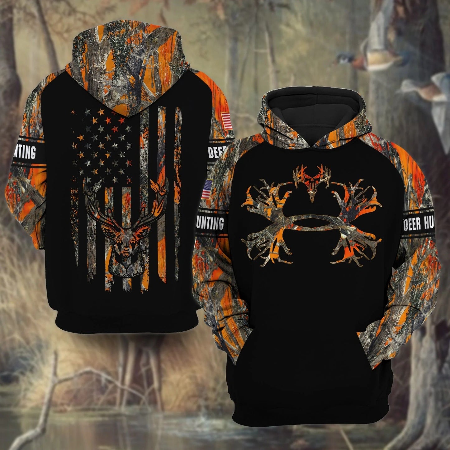 Premium Deer Hunting Hoodie 3D All Over Print Limited Edition Multicolor Hunting Hoodie Gift For Hunter SO0455