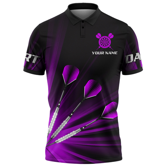 Personalized Colorful Dart Shirt Men Women Polo Shirt For Dart Team Uniform DMO0005