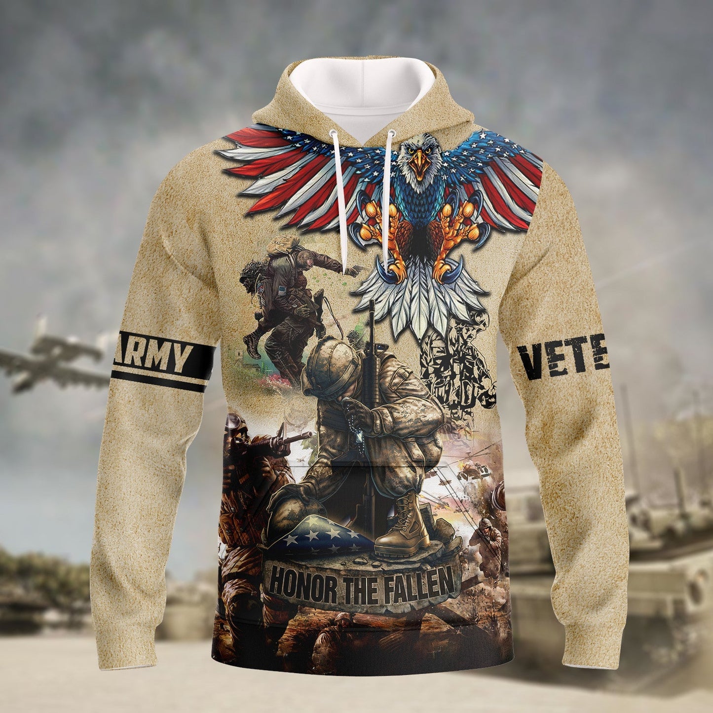 3D Print Usa Veteran Shirt Men, Honor The Fallen Hoodie, Veteran Clothing, Veteran Gifts TO2774