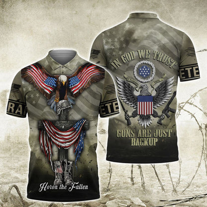 Veteran Honor The Fallen 3D Hawaii Shirt, American Veteran Hoodie, Veteran Design On Clothing TO2764