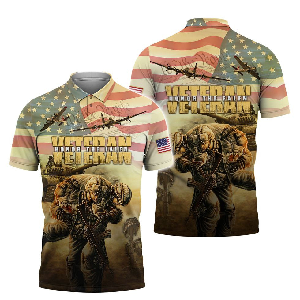 Veteran Honor The Fallen Hawaiian Shirt, Us Veteran 3D All Over Print Hoodie, Present To Veteran TO2766