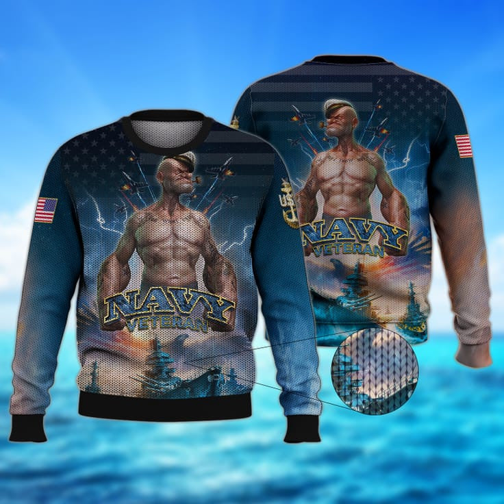 Navy Veteran 3D All Over Print Shirt For Man, Navy Veteran Hoodie, Gift For Navy Veteran TO2759