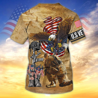 Us Veteran 3D All Over Print Shirt, Gift For Veteran TO2752