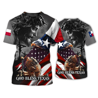 Veteran Texas Shirt, God Bless Texas Hoodie, Veteran Texas Polo Shirt Men Women TO2745