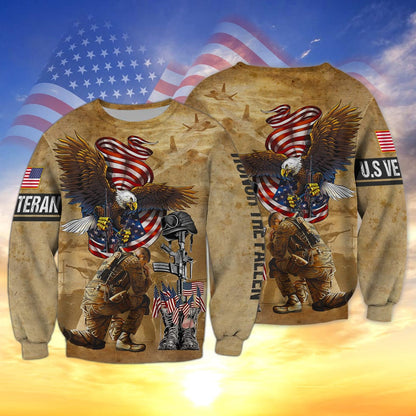 Us Veteran 3D All Over Print Shirt, Gift For Veteran TO2752