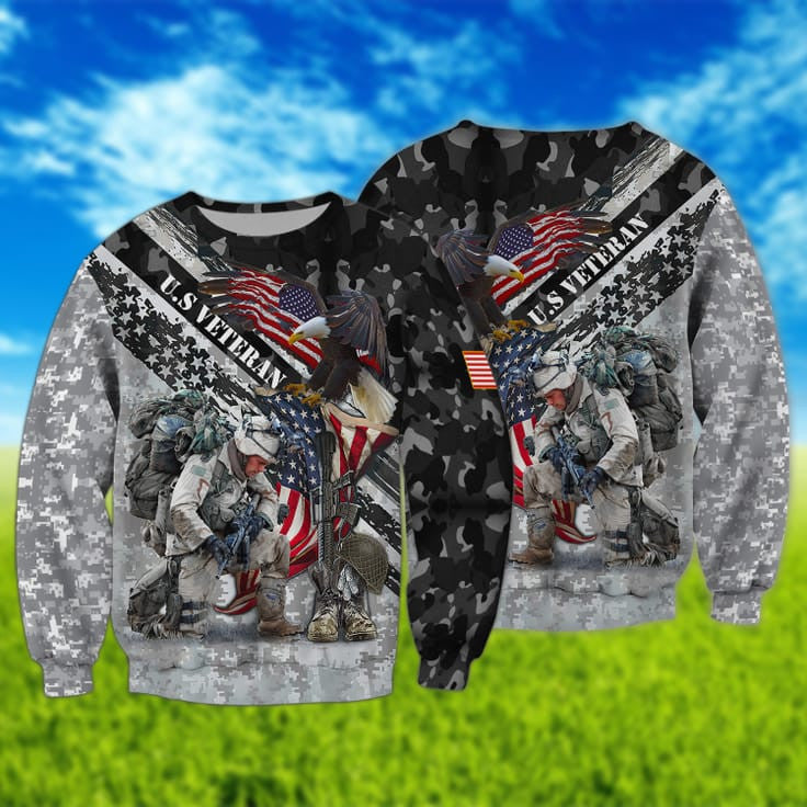 3D All Over Print T Shirt For Veteran, To My Veteran Husband, Hoodie For A Veterans TO2740