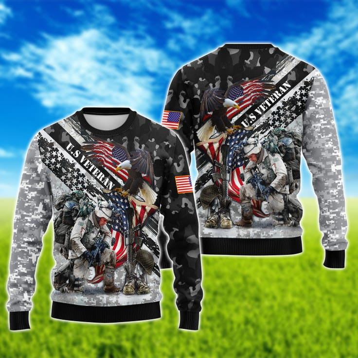 3D All Over Print T Shirt For Veteran, To My Veteran Husband, Hoodie For A Veterans TO2740