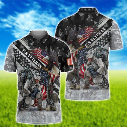 3D All Over Print T Shirt For Veteran, To My Veteran Husband, Hoodie For A Veterans TO2740