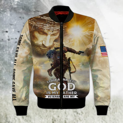 3D All Over Print Veteran Are My Brother Hoodie, Veteran Bomber, Sweatshirt For Veteran Man TO2757