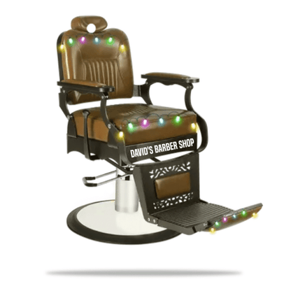 Barber Chair Personalized Christmas Ornament - Gift For Baber Shop Owner SO1221