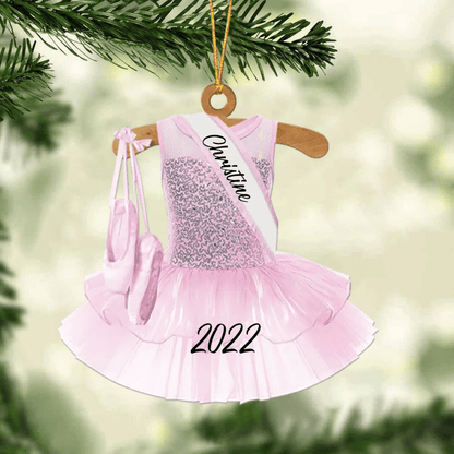 Ballet Dance Dress Christmas Ornament - Great Gift Idea For Ballet Lovers OO4428