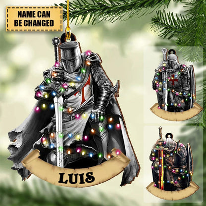 Put On The Full Armor Of God Personalized Christmas Ornament for Christian OO4291