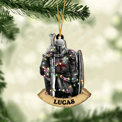 Put On The Full Armor Of God Personalized Christmas Ornament for Christian OO4291