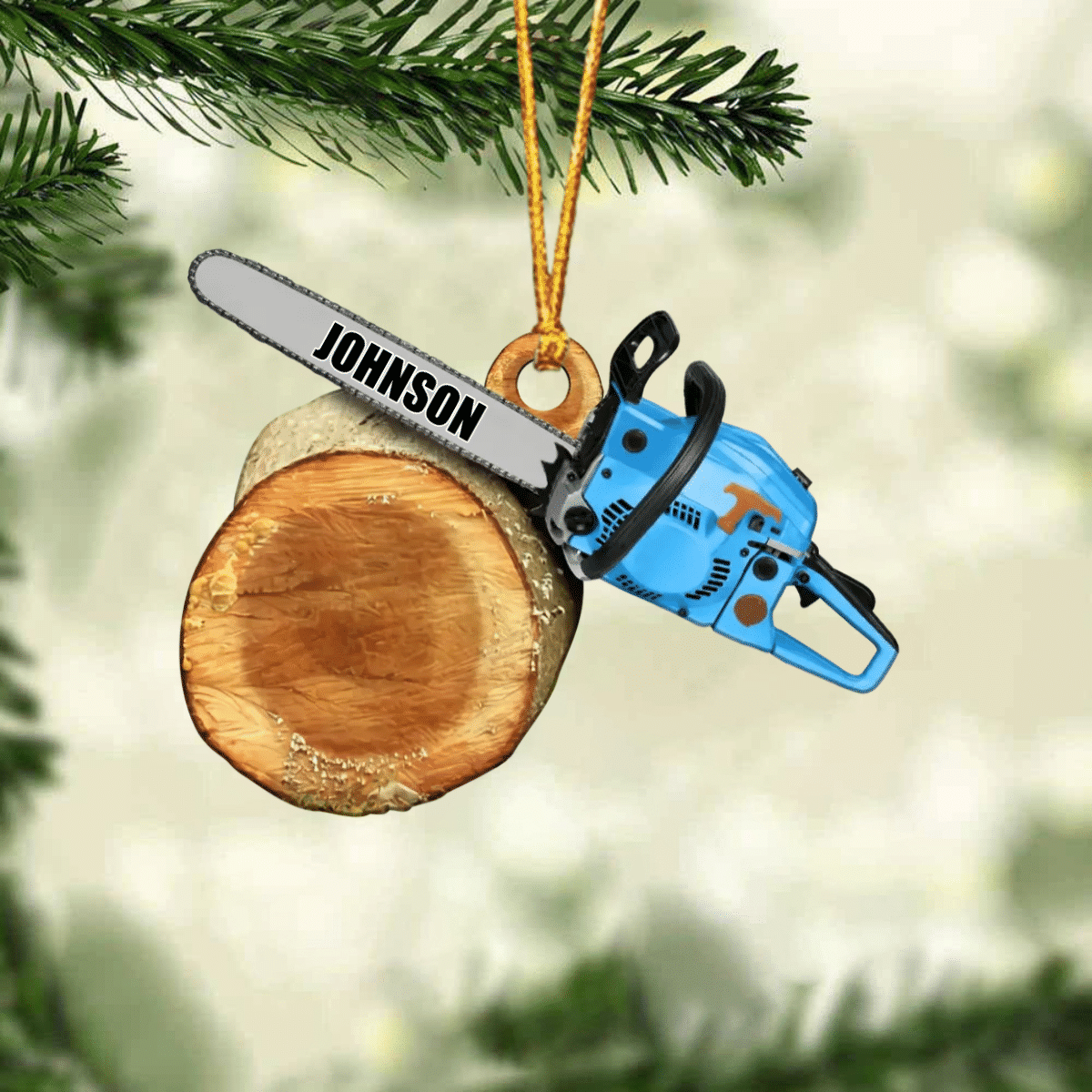 Personalized Arborist Christmas Acrylic Ornament, Arborist Flat Ornament, Gift for Dad OO4246