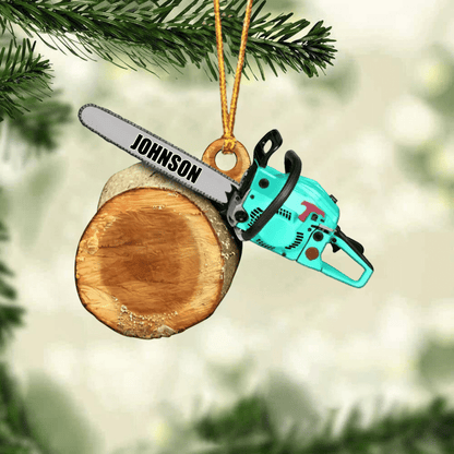 Personalized Arborist Christmas Acrylic Ornament, Arborist Flat Ornament, Gift for Dad OO4246