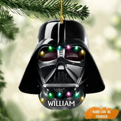 Personalized Helmet Movie Star Christmas Tree Ornament for Fans Made by Acrylic OO4244