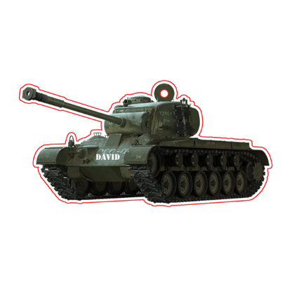 Veteran Tank Personalized Acrylic Custom Shape Ornament for Veteran's Day, Gift for Dad Veteran OO4243