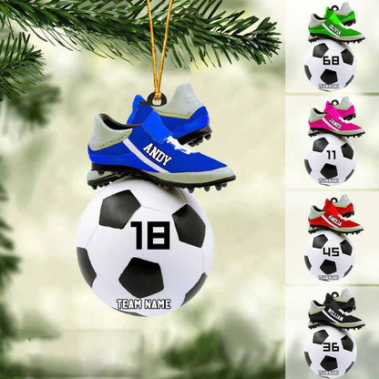 2024 Personalized Soccer Christmas Ornament - Great Gift Idea For Soccer Players & Soccer Lovers SO0551