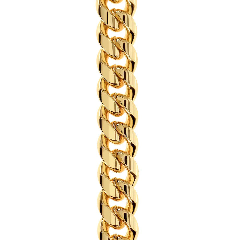 To My Great Grandson - Great Heart Love, Grandpa - Cuban Link Chain Necklace SO0273