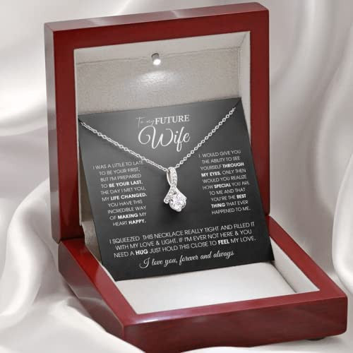 To My Future Wife Necklace, Future Wife Gifts Alluring Beauty Necklace SO0130