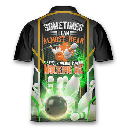 Personalized 3D Bowling Jerseys for Men, Custom Bowling Shirts for Men Team, USA Bowling League Jersey Team Shirts SO0647