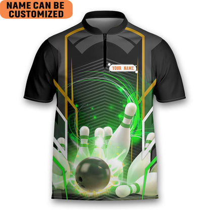 Personalized 3D Bowling Jerseys for Men, Custom Bowling Shirts for Men Team, USA Bowling League Jersey Team Shirts SO0647