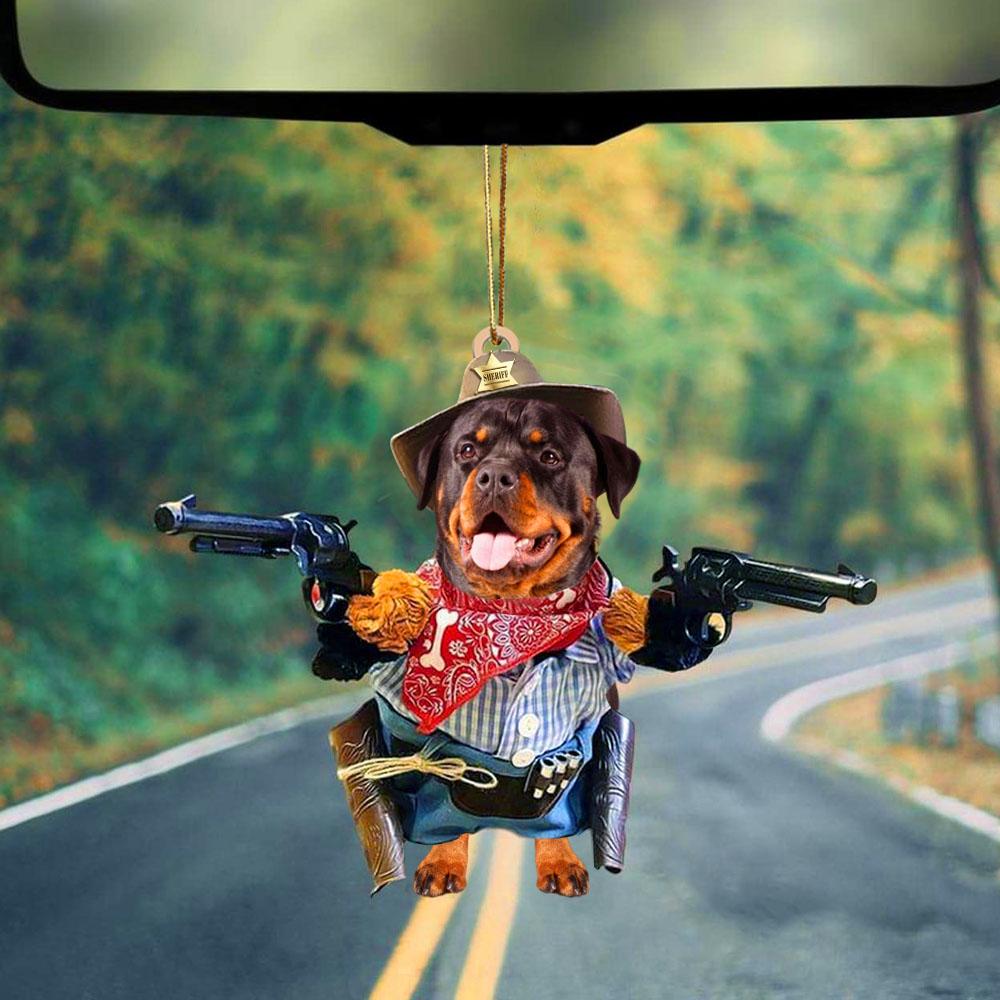 Rottweiler Hanging Ornament Dog Ornament Dog Lover Gift OO0683