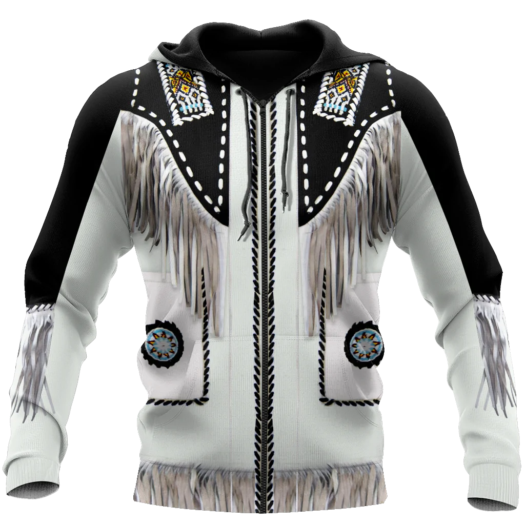 3D All Over Print Cowboy Shirt Cowboy Jacket Pattern Hoodie, Cowboy Cosplay For Men Boy, Cowboy Gift For Him TO2795