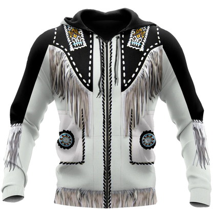 3D All Over Print Cowboy Shirt Cowboy Jacket Pattern Hoodie, Cowboy Cosplay For Men Boy, Cowboy Gift For Him TO2795