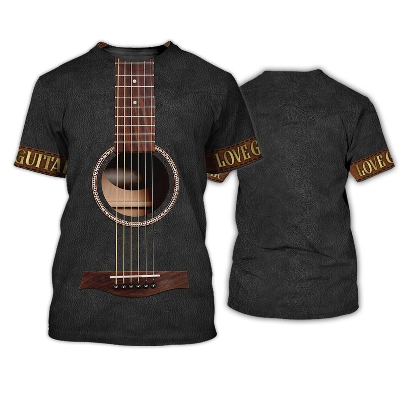 Sublimation On Guitar Classic, Guitar Acoustic Shirt For Guitar Men, Guitar Lover 3D Hoodie TO0185