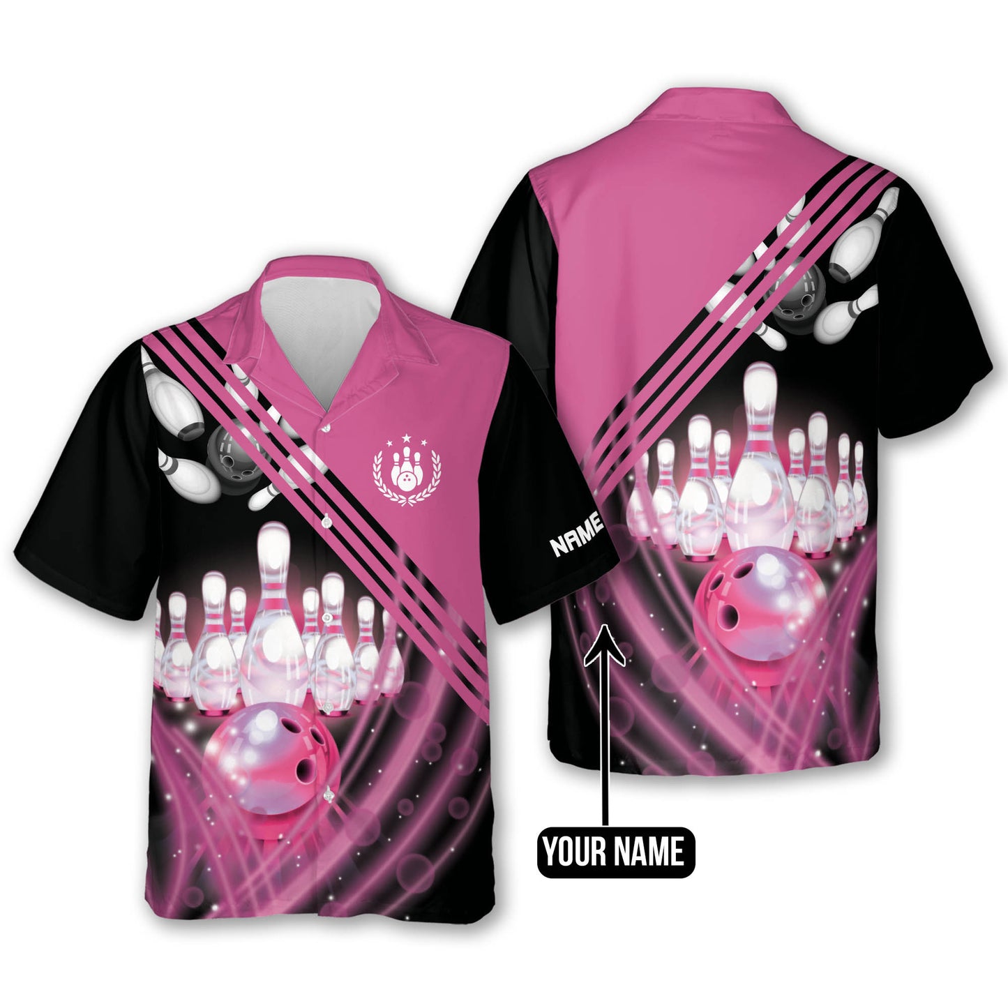 Custom Bowling Hawaiian Shirt For Women HW0176