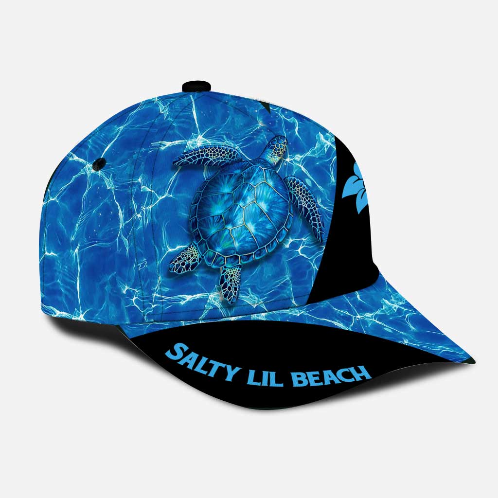 Salty Lil Beach Classic Cap Hat Turtle 3D Full Print Cap Hat CO0626