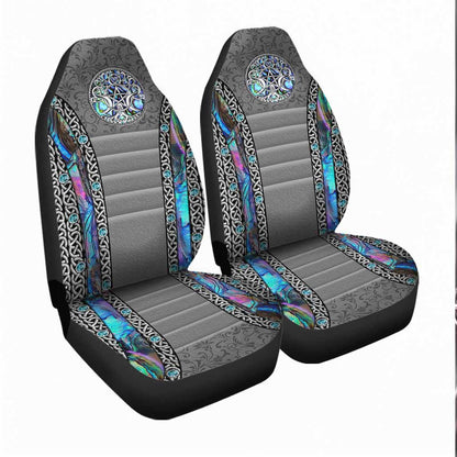 Car Seat Protectors, Mystery Spirit Triple Moon Witch Seat Covers With 3D Pattern Print SO0303