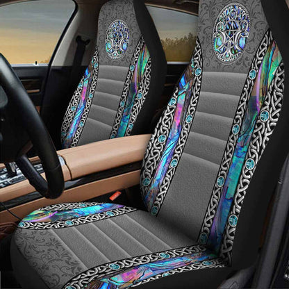 Car Seat Protectors, Mystery Spirit Triple Moon Witch Seat Covers With 3D Pattern Print SO0303