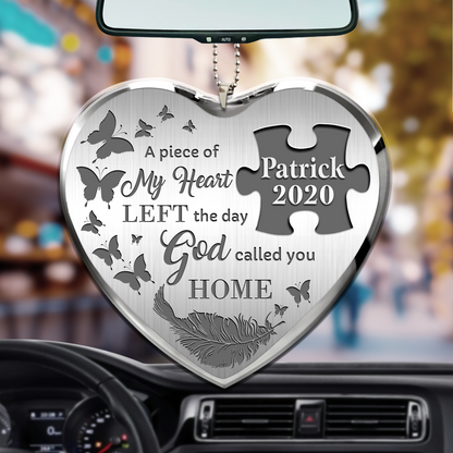 Personalized Memorial Car Hanging Ornament The Day God Called You Ornament For Auto OO0096