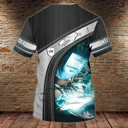 Personalized 3D All Over Print Welder T Shirt, Men Welder Shirt, Welder Gifts TO2683