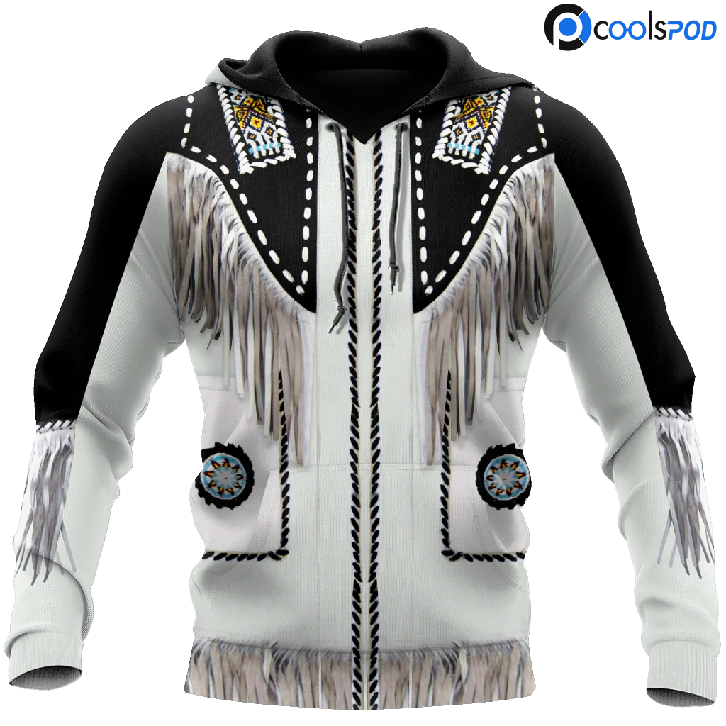 3D All Over Print Cowboy Shirt Cowboy Jacket Pattern Hoodie, Cowboy Cosplay For Men Boy, Cowboy Gift For Him TO2795