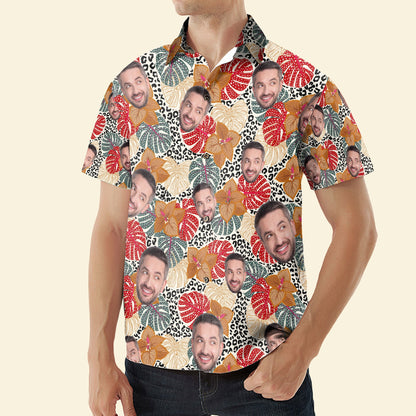 Custom Face - Personalized Photo Hawaiian Shirt HA0007