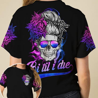 LGBT Bi Til I Die 3D All Over Printed Shirts For Lesbian Pride Month, Bisexual Gift LO0753